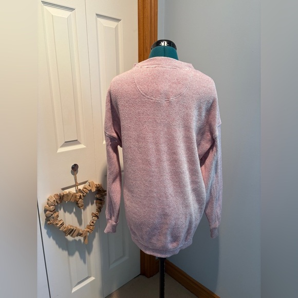 🎉Host Pick 🎉 AERIE ‘Getaway’ Waffle Pink Oversized Sweatshirt - Picture 7 of 12